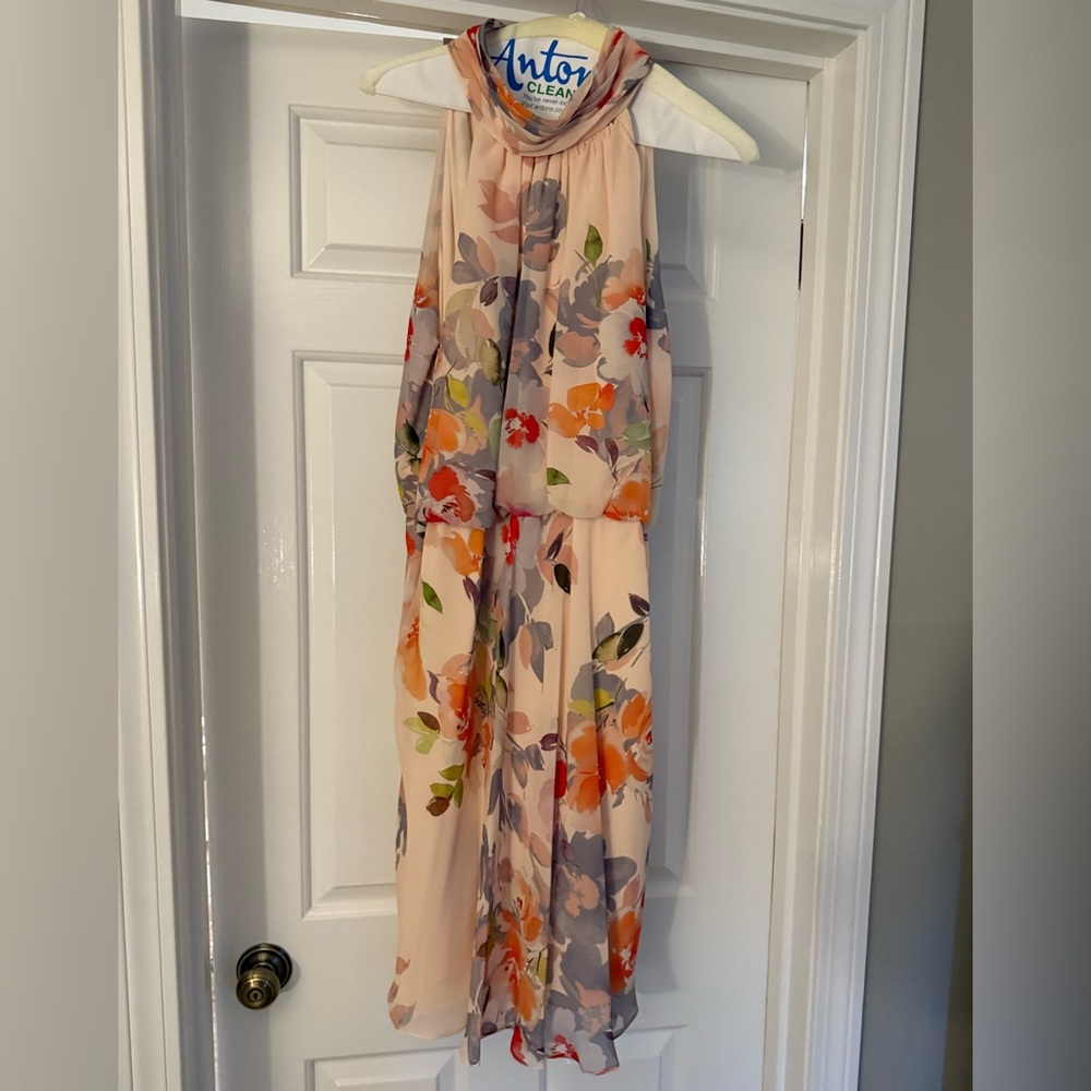 Floral Sleeveless Maxi Dress